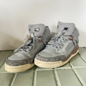 Nike Shoes Boys Sz 7Y Air Jordan Spizike 535712-018 "Wolf Gray" Sneakers Lee